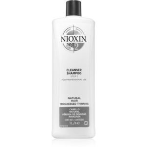 Nioxin System 2 Cleanser Shampoo tisztító sampon vékonyszálú és normál hajra 1000 ml kép