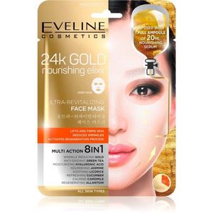 Eveline Cosmetics 24k Gold Nourishing Elixir liftinges maszk 1 db kép