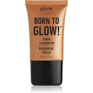 NYX Professional Makeup Born To Glow folyékony bőrélénkítő árnyalat 03 Pure Gold 18 ml kép