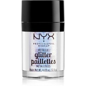 NYX Professional Makeup Glitter Goals Metálos csillámpor az arcra és a testre árnyalat 05 Lumi-lite 2.5 g kép