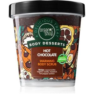 Organic Shop Body Desserts Hot Chocolate tápláló testpeeling 450 ml kép
