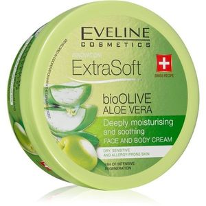 Eveline Cosmetics Extra Soft hidratáló és nyugtató krém az érzékeny bőrre Bio Olive & Aloe Vera 175 ml kép