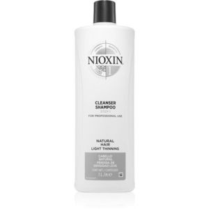 Nioxin System 1 Cleanser Shampoo tisztító sampon vékonyszálú és normál hajra 1000 ml kép