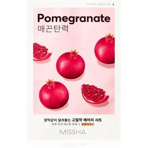 Missha Airy Fit Pomegranate arcmaszk bőrpuhító és frissítő hatással 19 g kép