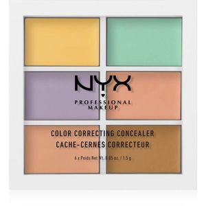 NYX Professional Makeup Color Correcting színkorrekciós paletta árnyalat 04 6 x 1.5 g kép