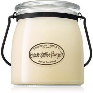 Milkhouse Candle Co. Creamery Brown Butter Pumpkin illatgyertya Butter Jar 454 g kép