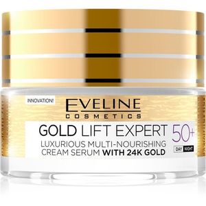 Eveline Cosmetics Gold Lift Expert nappali és éjszakai krém ráncok ellen 50+ 50 ml kép