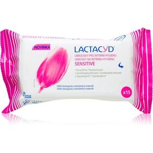 Lactacyd Sensitive papírtörlők az intim higiéniához 15 db kép