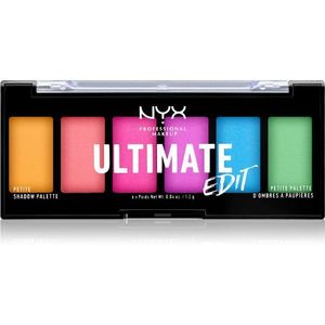 NYX Professional Makeup Ultimate Edit Petite Shadow szemhéjfesték paletta árnyalat 02 Brights 6x1.2 g kép