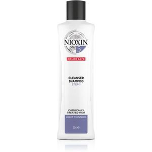 Nioxin System 5 Color Safe Cleanser Shampoo tisztító sampon a festett, ritkuló hajra 300 ml kép