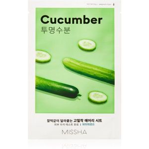 Missha Airy Fit Cucumber hidratáló és revitalizáló arcmaszk száraz bőrre 19 g kép