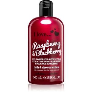 I love... Raspberry & Blackberry tusoló és fürdő krém 500 ml kép