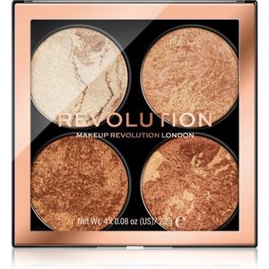 Makeup Revolution Cheek Kit paletta arcra árnyalat Don’t Hold Back 4 x 2.2 g kép