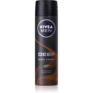 Nivea Men Deep izzadásgátló spray uraknak Black Carbon Espresso 150 ml kép