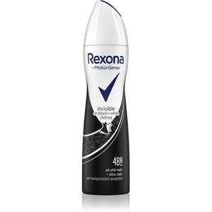 Rexona Invisible on Black + White Clothes Antiperspirant izzadásgátló spray -ben (48h) 150 ml kép