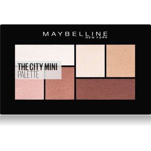 Maybelline The City Mini Palette szemhéjfesték paletta árnyalat 480 Matte About Town 6 g kép