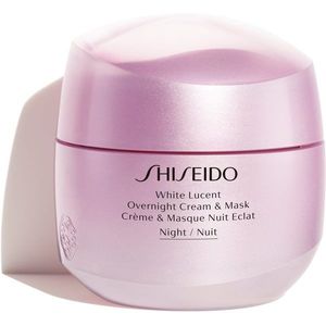 Shiseido White Lucent Overnight Cream & Mask éjszakai hidratáló maszk és krém a pigment foltok ellen 75 ml kép