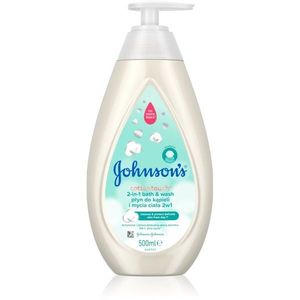 Johnson's® Cottontouch buborékos fürdő és tisztító gél 2 az 1-ben gyermekeknek 500 ml kép
