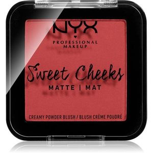 NYX Professional Makeup Sweet Cheeks Blush Matte arcpirosító árnyalat CITRINE ROSE 5 g kép
