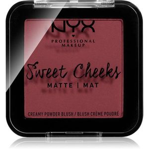NYX Professional Makeup Sweet Cheeks Blush Matte arcpirosító árnyalat BANG BANG 5 g kép