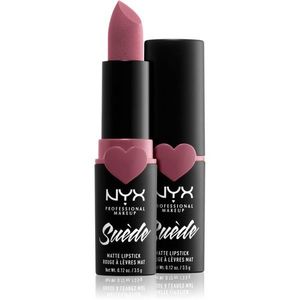 NYX Professional Makeup Suede Matte Lipstick mattító rúzs árnyalat 28 Soft Spoken 3.5 g kép
