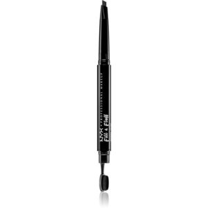 NYX Professional Makeup Fill & Fluff szemöldök pomádé ceruzában árnyalat 08 - Black 0, 2 g kép