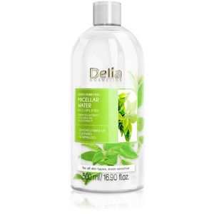 Delia Cosmetics Micellar Water Green Tea felfrissítő tisztító micellás víz 500 ml kép