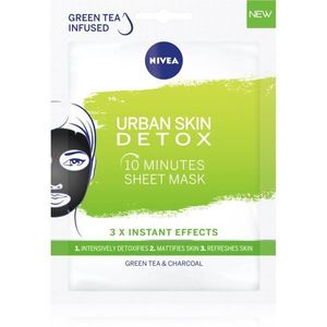 Nivea Urban Skin Detox tisztító és detoxikáló maszk aktív szénnel 1 db kép