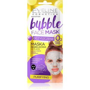 Eveline Cosmetics Bubble Mask szövet arcmaszk tisztító hatással kép