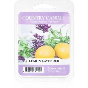 Country Candle Lemon Lavender illatos viasz aromalámpába 64 g kép