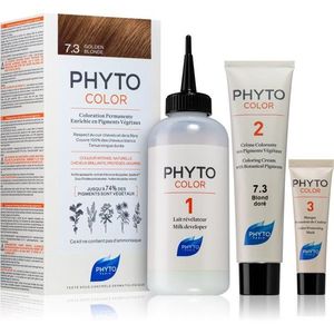 Phyto Color hajfesték ammónia nélkül árnyalat 7.3 Golden Blonde kép