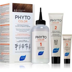 Phyto Color hajfesték ammónia nélkül árnyalat 6.3 Dark Golden Blonde kép