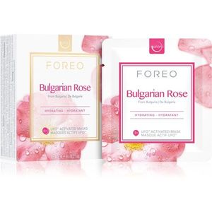 FOREO Farm to Face Bulgarian Rose hidratáló maszk 6 x 6 g kép