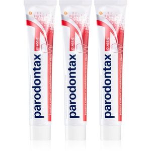 Parodontax Classic fogkrém fogínyvérzés ellen fluoridmentes 3x75 ml kép
