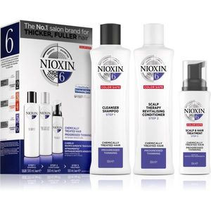 Nioxin System 6 Color Safe Chemically Treated Hair ajándékszett a ritkuló hajra kép