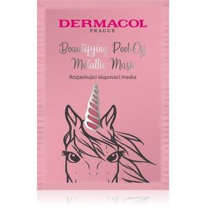 Dermacol Beautifying Peel-Off Metallic Mask lehúzható maszk az élénk bőrért 15 ml kép