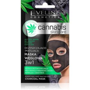 Eveline Cosmetics Cannabis tisztító agyagos arcmaszk 7 ml kép