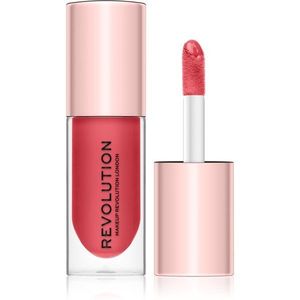Makeup Revolution Pout Bomb dúsító ajakfény magasfényű árnyalat Peachy 4.6 ml kép