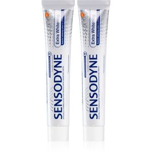 Sensodyne Extra Whitening fogfehérítő paszta fluoriddal érzékeny fogakra 2x75 ml kép