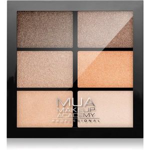 MUA Makeup Academy Professional 6 Shade Palette szemhéjfesték paletta árnyalat Coral Delights 7, 8 g kép