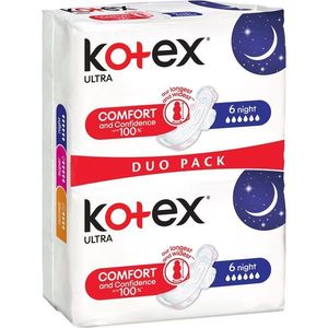 Kotex Ultra Comfort Night egészségügyi betétek 12 db kép