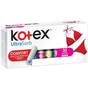 Kotex UltraSorb Super tamponok 32 db kép
