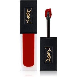 Yves Saint Laurent Tatouage Couture Velvet Cream magas pigmenttartalmú krémes rúzs matt hatással árnyalat 212 Rouge Rebel 6 ml kép