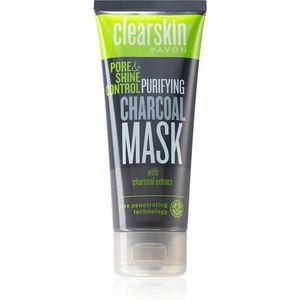 Avon Clearskin Pore & Shine Control tisztító maszk aktív szénnel 75 ml kép