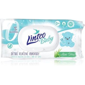 Linteo Baby Pure & Fresh finom nedves törlőkendők gyermekeknek aloe verával 80 db kép