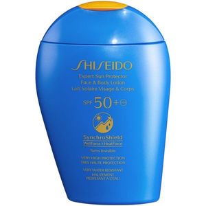 Shiseido Sun Care Expert Sun Protector Face & Body Lotion naptej arca és testre SPF 50+ 150 ml kép