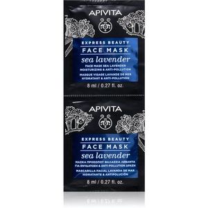 Apivita Express Beauty Sea Lavender arcmaszk hidratáló hatással 2 x 8 ml kép