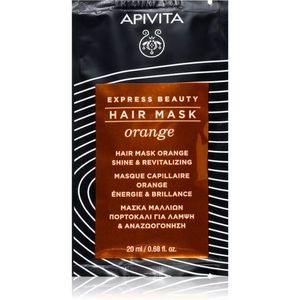 Apivita Express Beauty Hair mask Shine Orange revitalizáló maszk hajra 20 ml kép