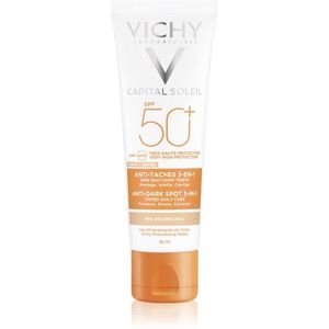 Vichy Capital Soleil tónusegyesítő arcápoló pigmentfoltok ellen 3 az 1-ben SPF 50+ Tinted 50 ml kép