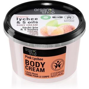 Organic Shop Lychee & 5 Oils ápoló testkrém 250 ml kép